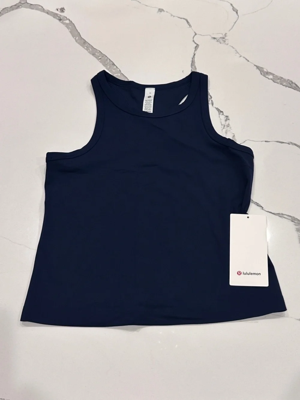 Lululemon Align Waist Length Tank Sz 10 True Navy NWT - Picture 4 of 7